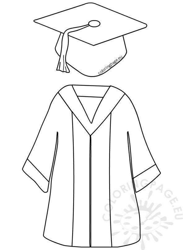 Childrens Primary School Graduation Gown and Cap Fancy School Uniform  Costume | eBay