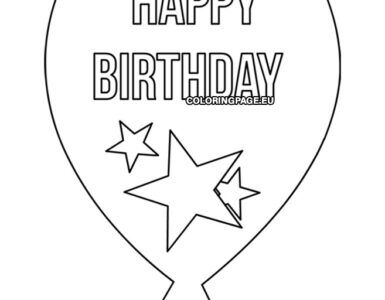 Happy Birthday Mommy coloring page | Coloring Page